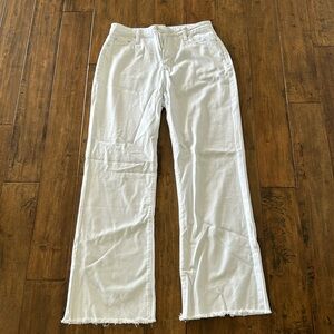 Princess Polly Carey Denim Jeans White